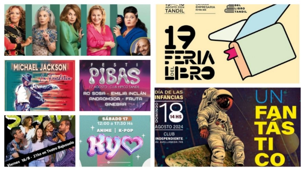 Gran agenda cultural para este fin de semana en Tandil